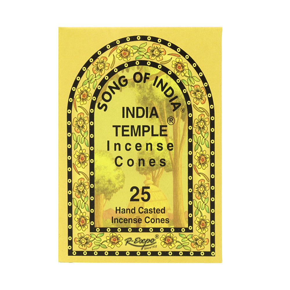 Song of India - India Temple Incense Cones | Incense | Wiccan Center
