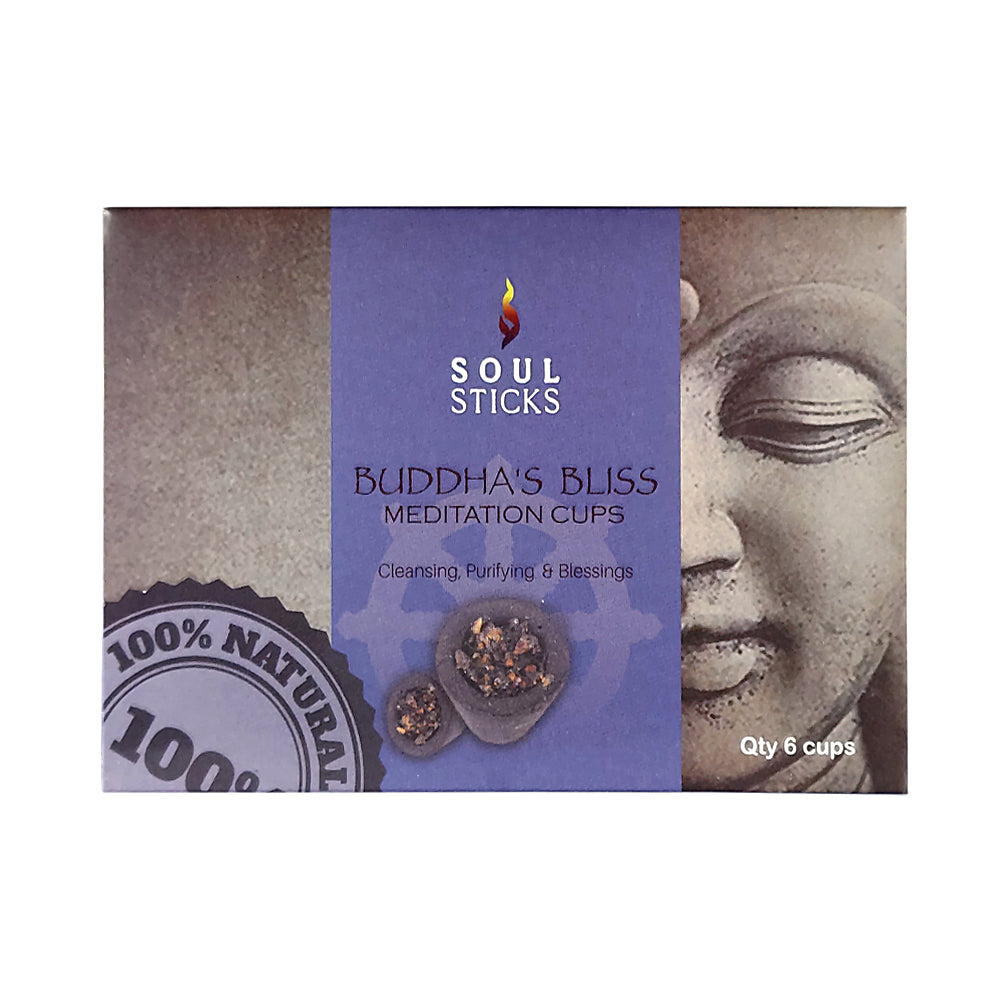 Buddha's Bliss Incense Smudge Cups (6 Cups) | Incense | Wiccan Center