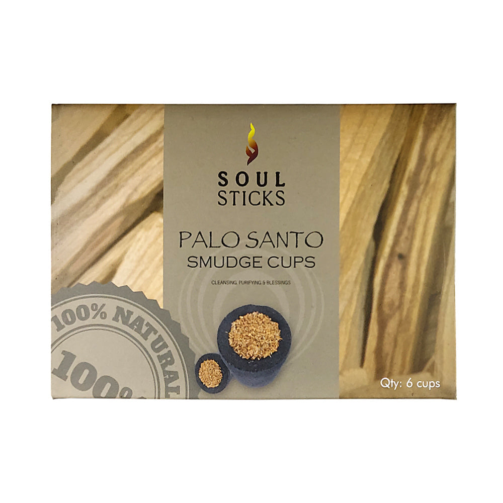 Palo Santo Incense Smudge Cups (6 Cups) | Incense | Wiccan Center