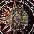 Enamel Charm - Divination Spinner