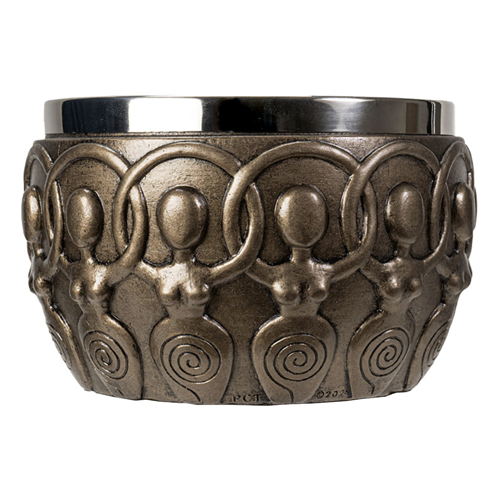 Spiral Goddess Smudge Bowl | Cauldrons | Wiccan Center