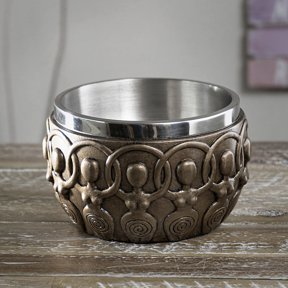 Spiral Goddess Smudge Bowl | Cauldrons | Wiccan Center