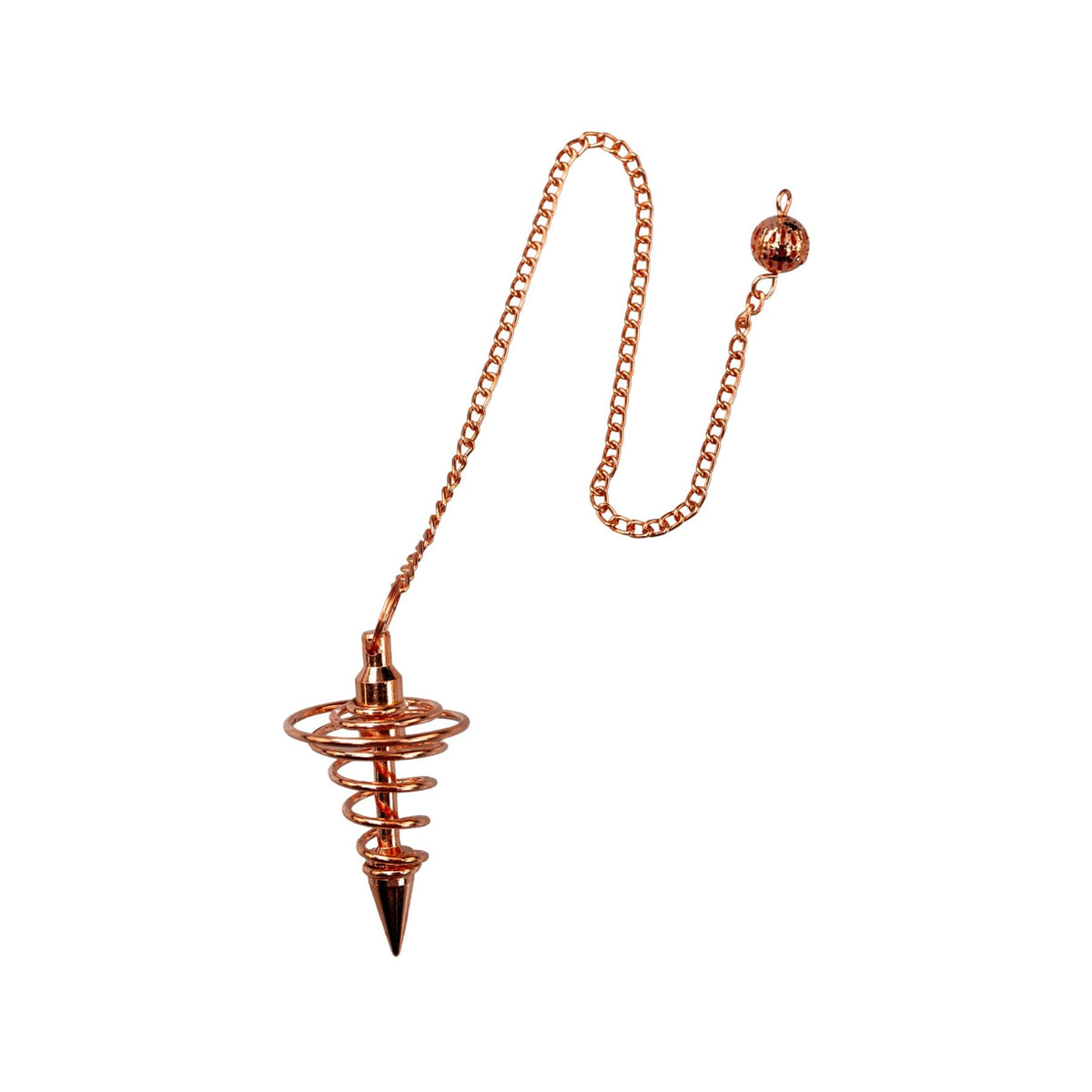 Metal Spiral Pendulum | Religious Items | Wiccan Center