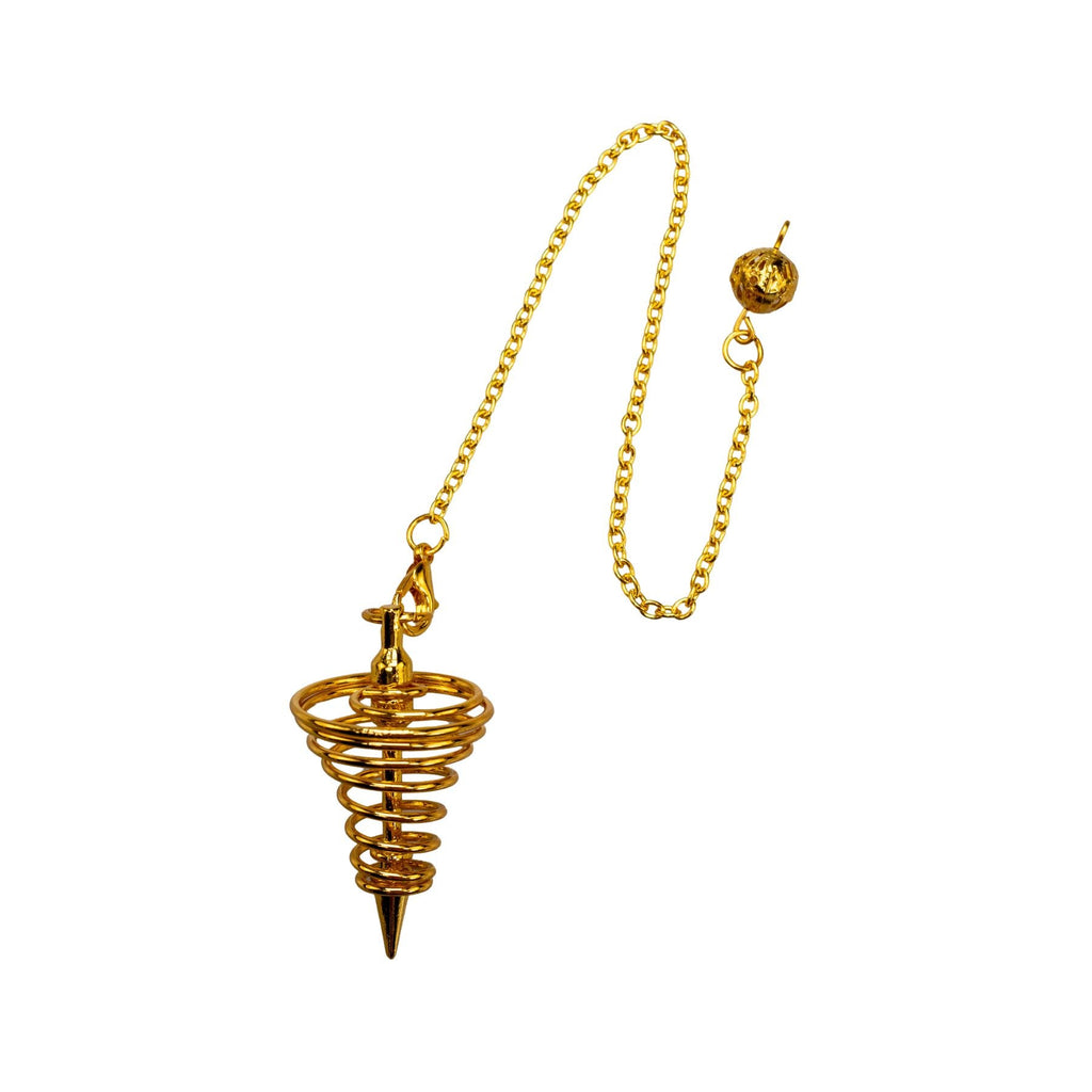 Metal Spiral Pendulum | Religious Items | Wiccan Center
