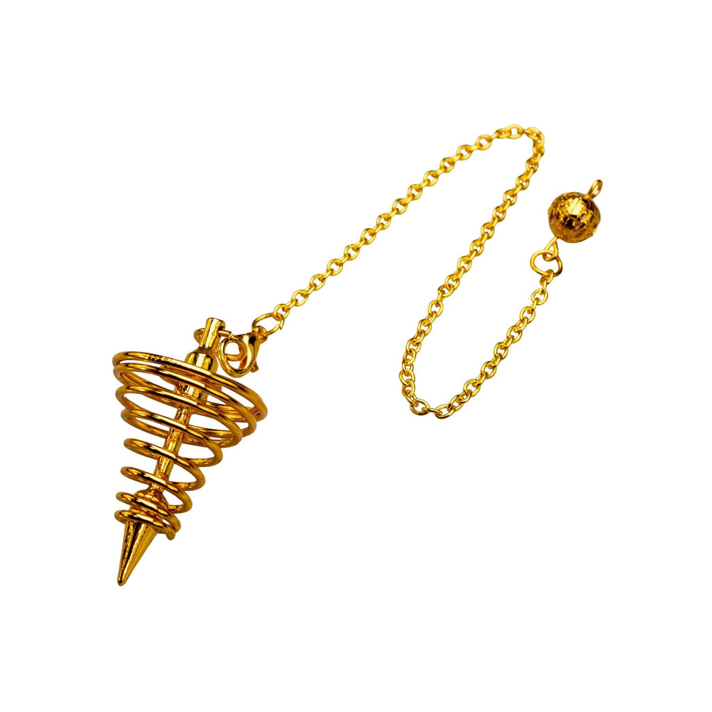 Metal Spiral Pendulum | Religious Items | Wiccan Center
