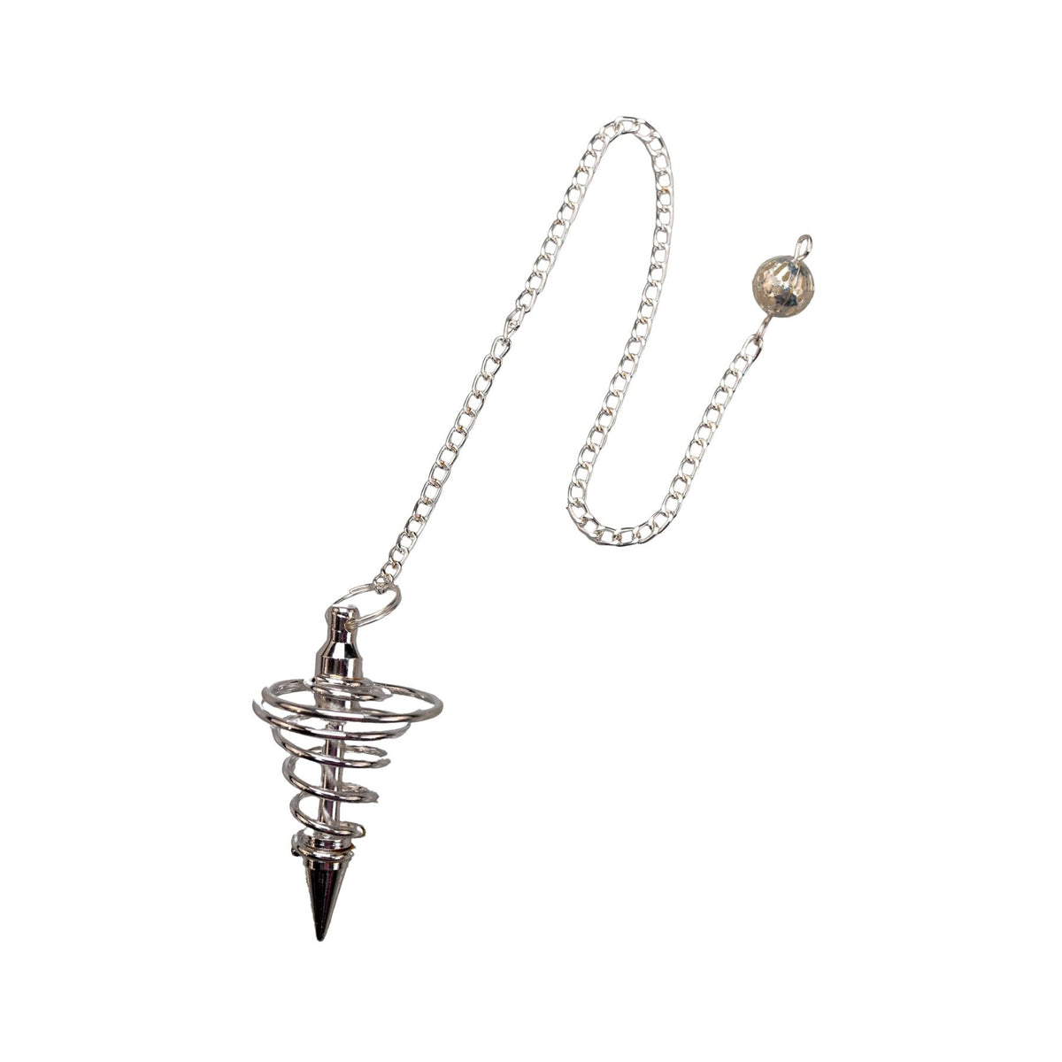 Metal Spiral Pendulum | Religious Items | Wiccan Center