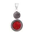 Spiral Red Coral Pendant | pendant | Wiccan Center