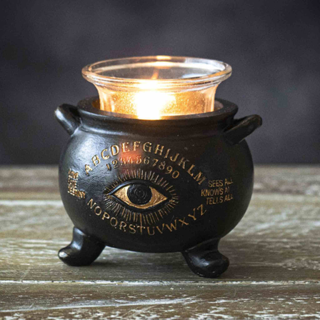 Spirit Board Cauldron Votive Holder | | Wiccan Center
