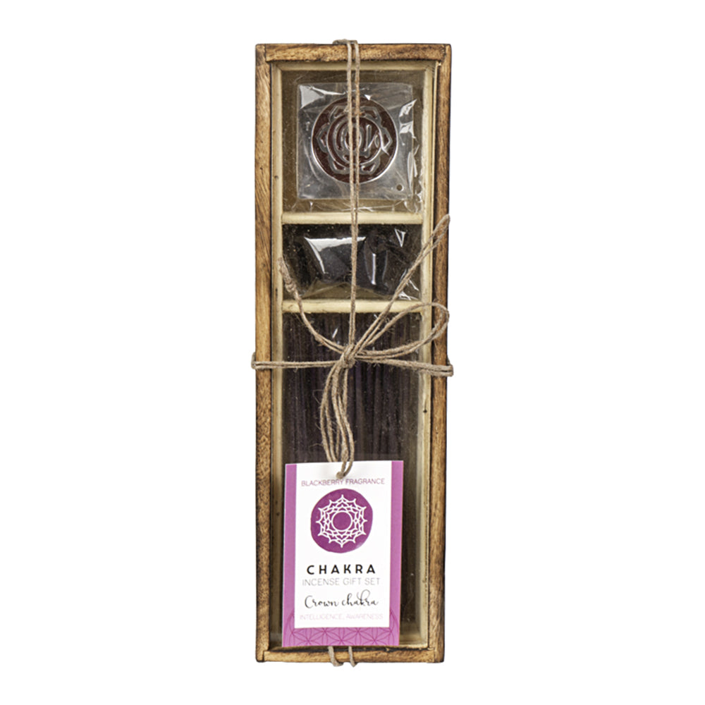 Crown Chakra Wooden Incense Gift Set | Incense | Wiccan Center