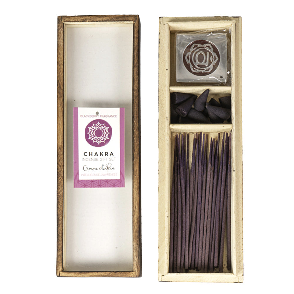 Crown Chakra Wooden Incense Gift Set | Incense | Wiccan Center