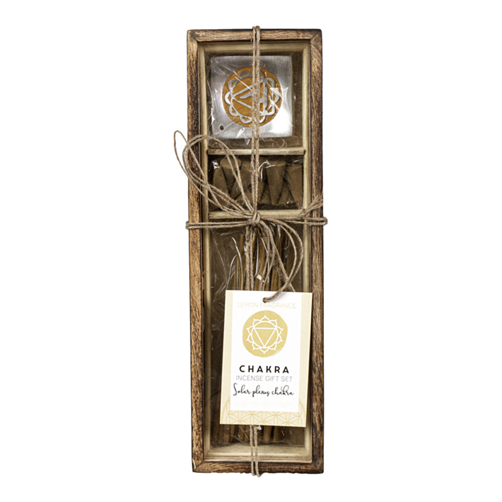 Solar Plexus Wooden Incense Gift Set | Incense | Wiccan Center