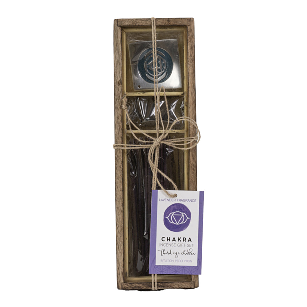Third Eye Chakra Wooden Incense Gift Set | Incense | Wiccan Center