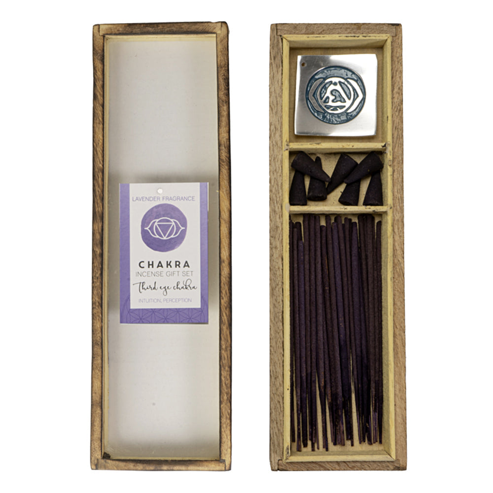 Third Eye Chakra Wooden Incense Gift Set | Incense | Wiccan Center