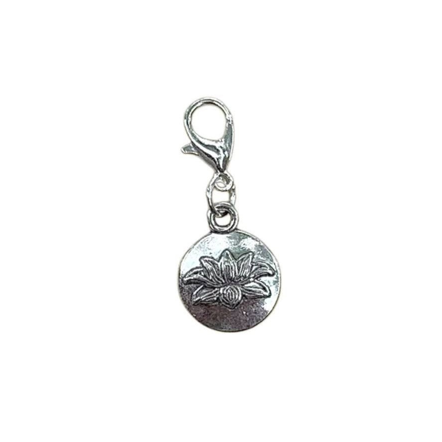 Spiritual Charms - Lotus Button | | Wiccan Center
