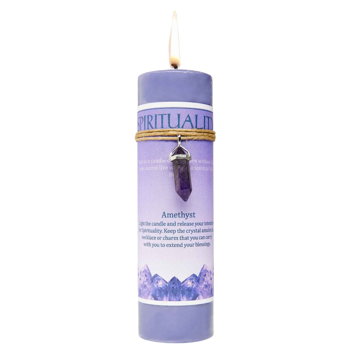 Crystal Energy Pillar Candle | Candles | Wiccan Center