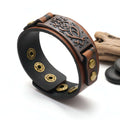 Square Leather Bracelet – Square Design Adjustable Wristband