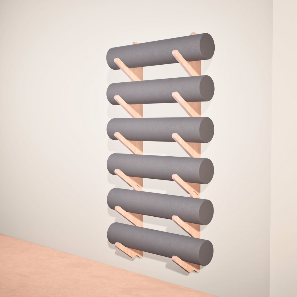 Yoga Prop Wall Organizer | StackRack | Yoga Mat Storage | Wiccan Center