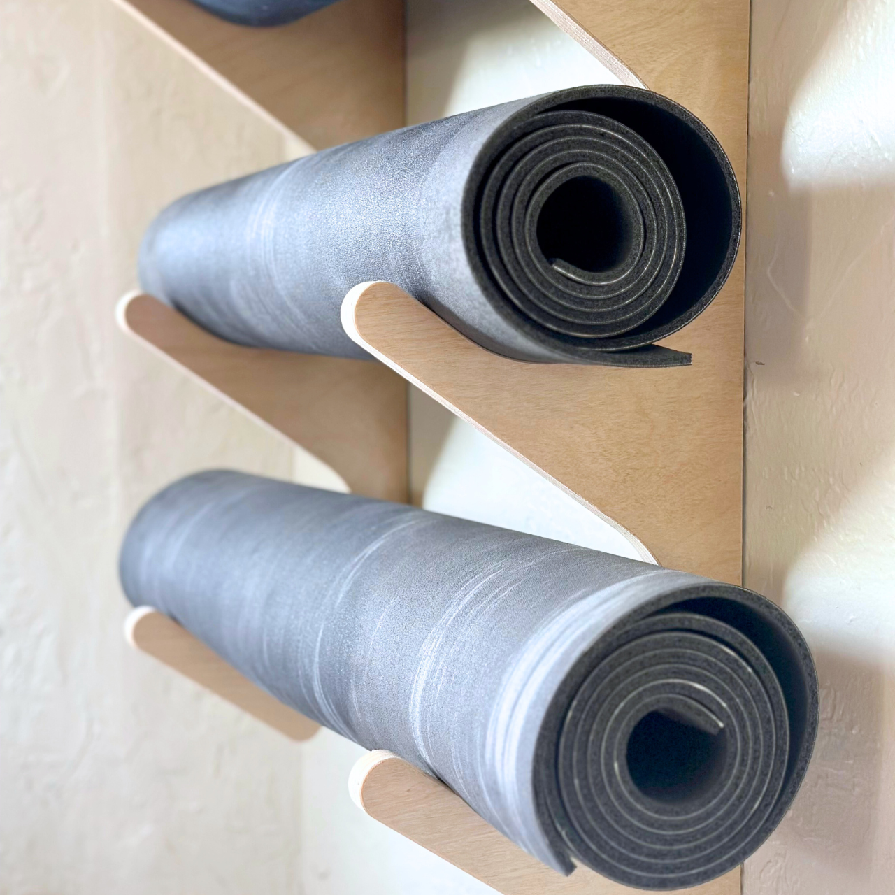 Yoga Prop Wall Organizer | StackRack | Yoga Mat Storage | Wiccan Center