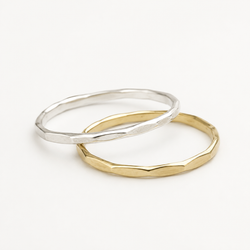 Hammered Stacking Ring | rings | Wiccan Center