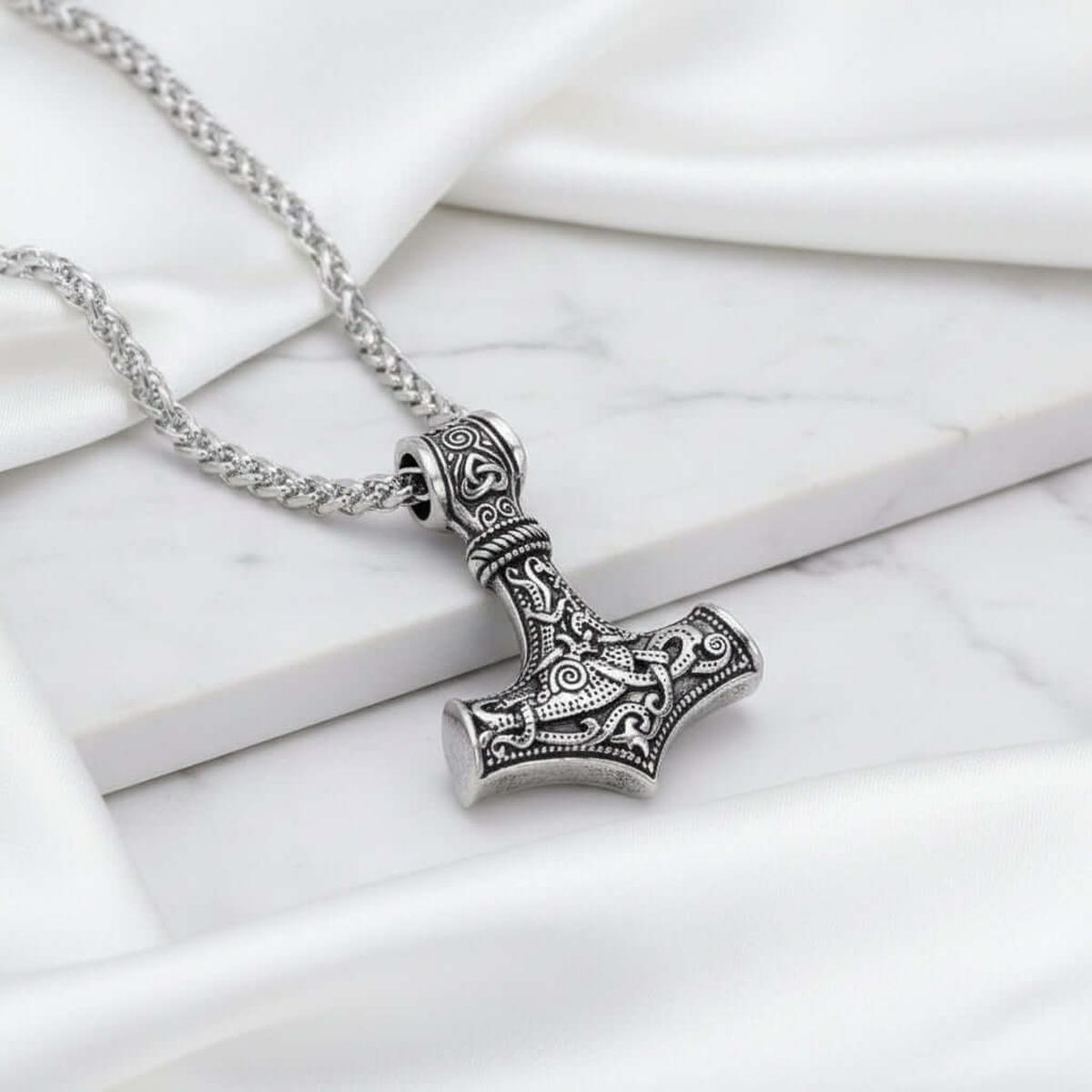 Stainless steel hammer Necklace for men
