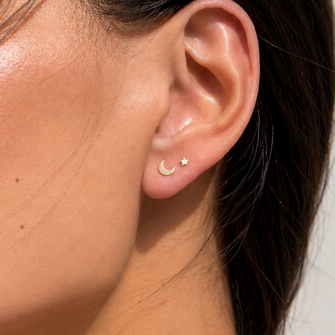 Mini Star Stud Earrings