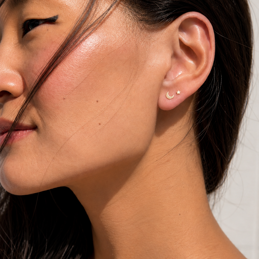 Mini Star Stud Earrings