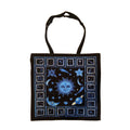 Zodiac Stars Tote Bag 18x18" Blue Tie Dye/black | Tote | Wiccan Center