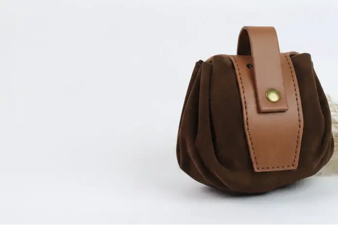 Steampunk Medieval Waist Bag PU Leather Fanny Pack Punk Belt Pouch Cosplay Utility Bag for Men