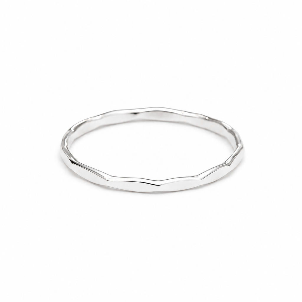Hammered Stacking Ring