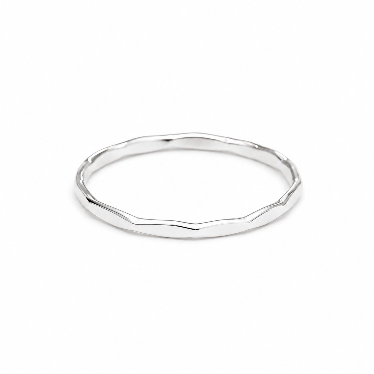 Hammered Stacking Ring