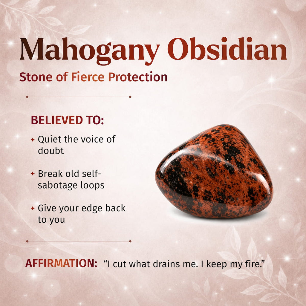 Cut the Cord, Keep Your Fire - Mahogany Obsidian Point | Home Decoration | Wiccan Center