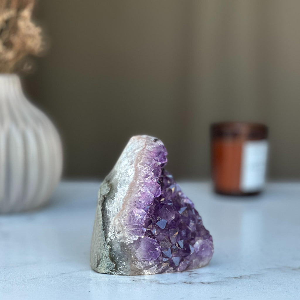 Strange specimen Amethyst geode, raw purple crystal cluster | Rocks & Geodes | Wiccan Center