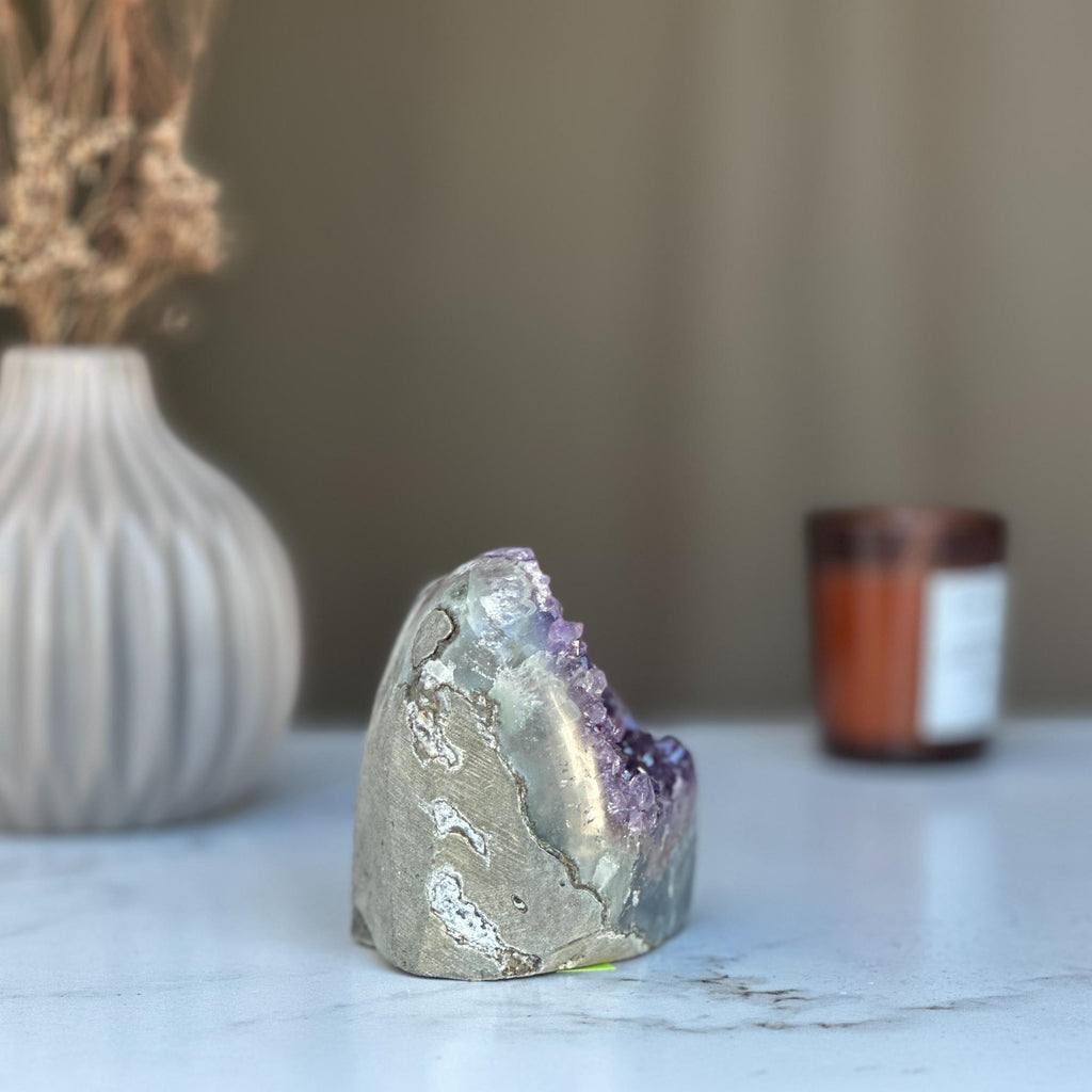 Strange specimen Amethyst geode, raw purple crystal cluster | Rocks & Geodes | Wiccan Center