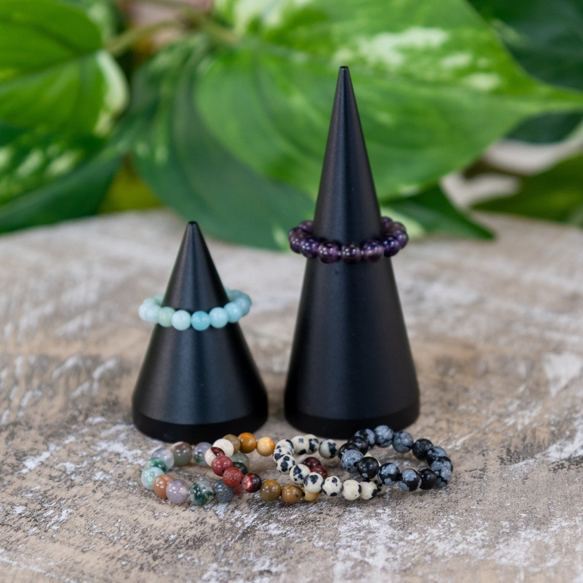 Crystal Energy Stretch Ring | | Wiccan Center