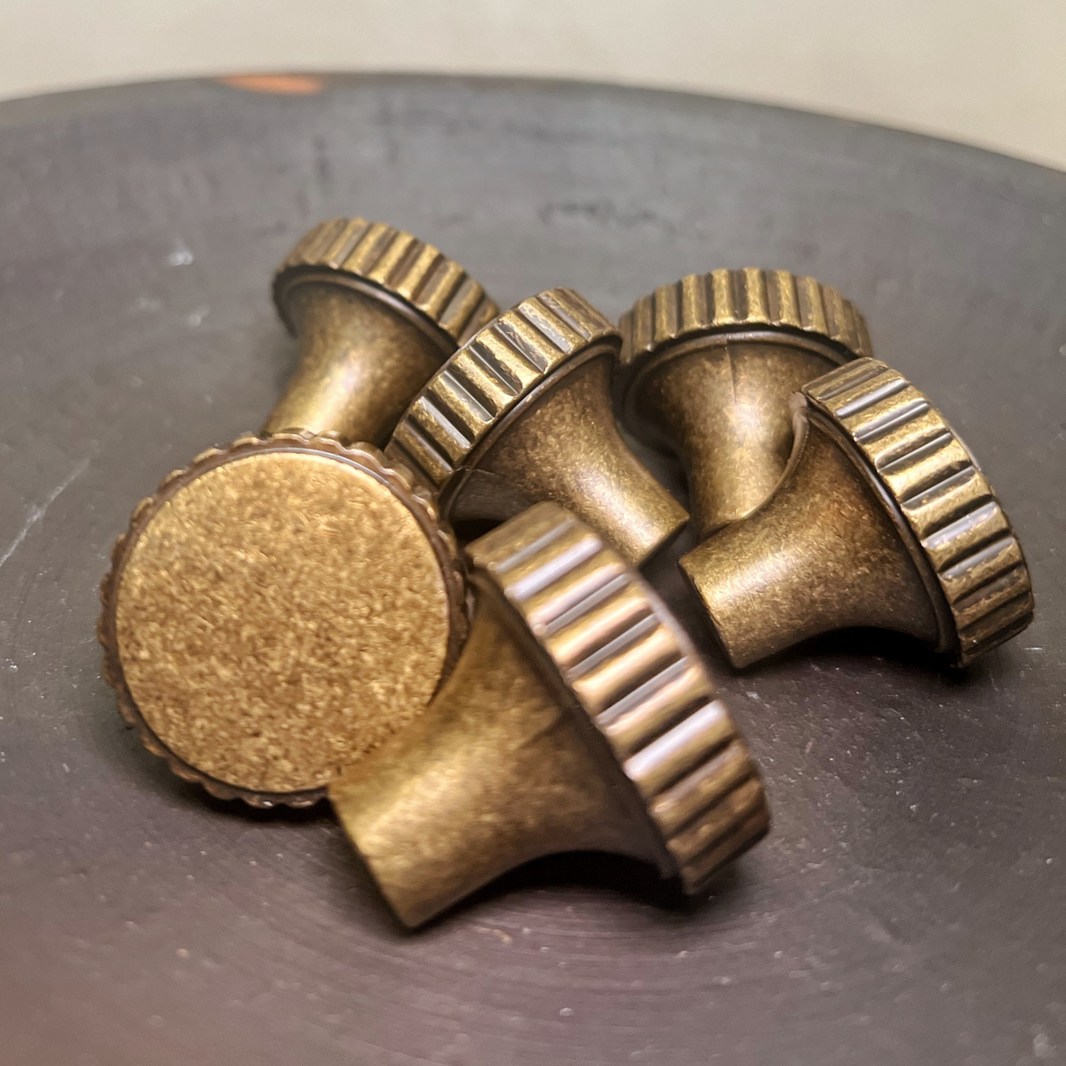 Stripe Edge Cabinet Knob | Hardware | Wiccan Center