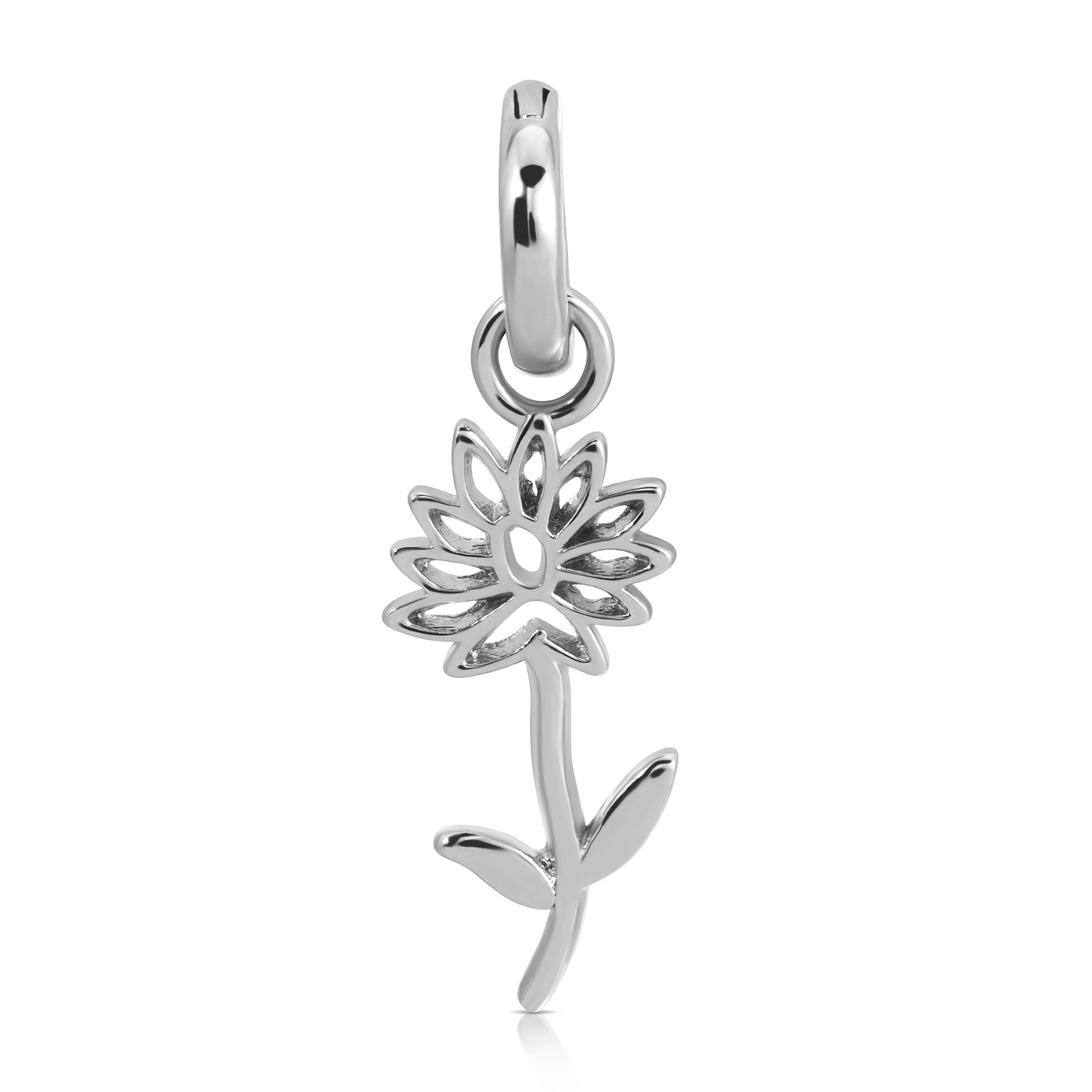 November Topaz Birthstone Charm - Flower (Chrysanthemum) | Charm | Wiccan Center