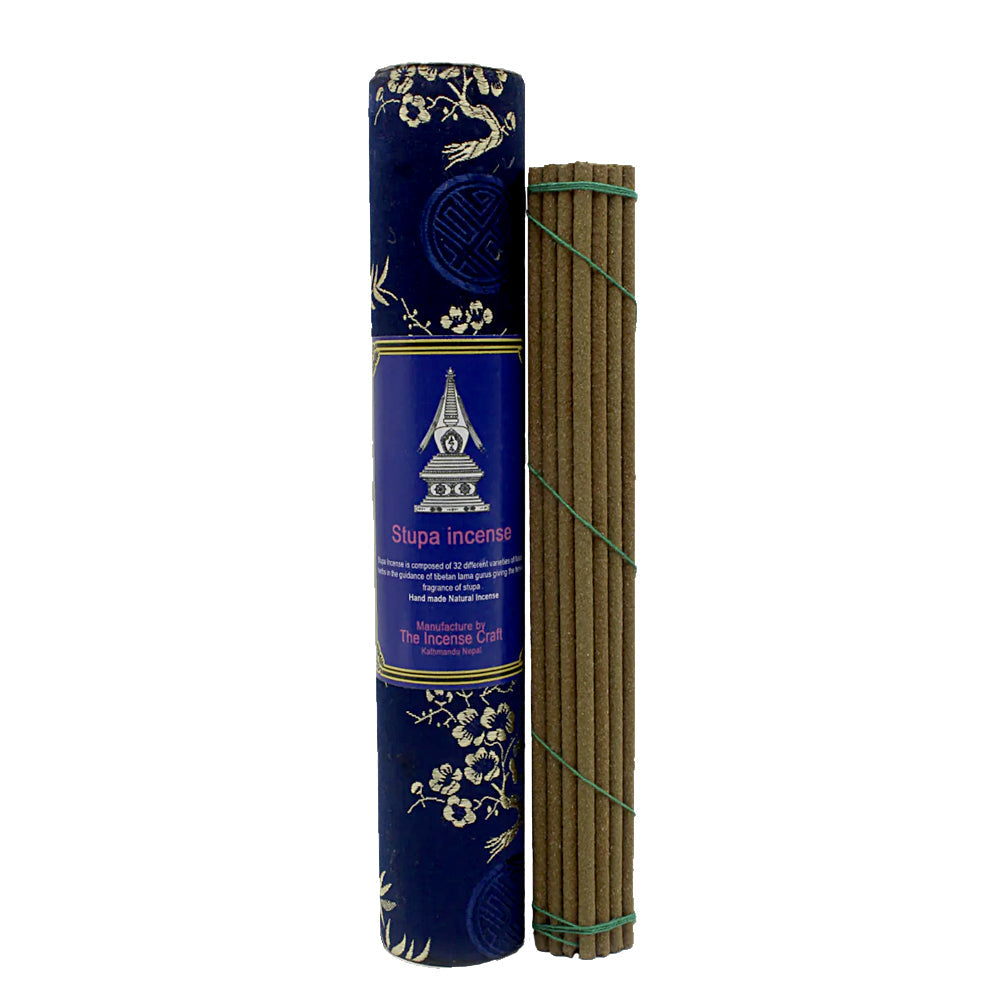 Stupa Tibetan Brocade Tube Incense Sticks | Incense | Wiccan Center