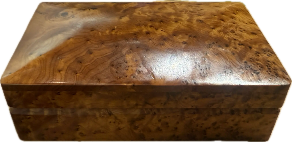 Thuya Wood Men's Jewelry Box/Keepsake Box | Home Decor | Wiccan Center