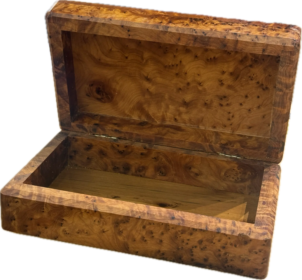 Thuya Wood Men's Jewelry Box/Keepsake Box | Home Decor | Wiccan Center