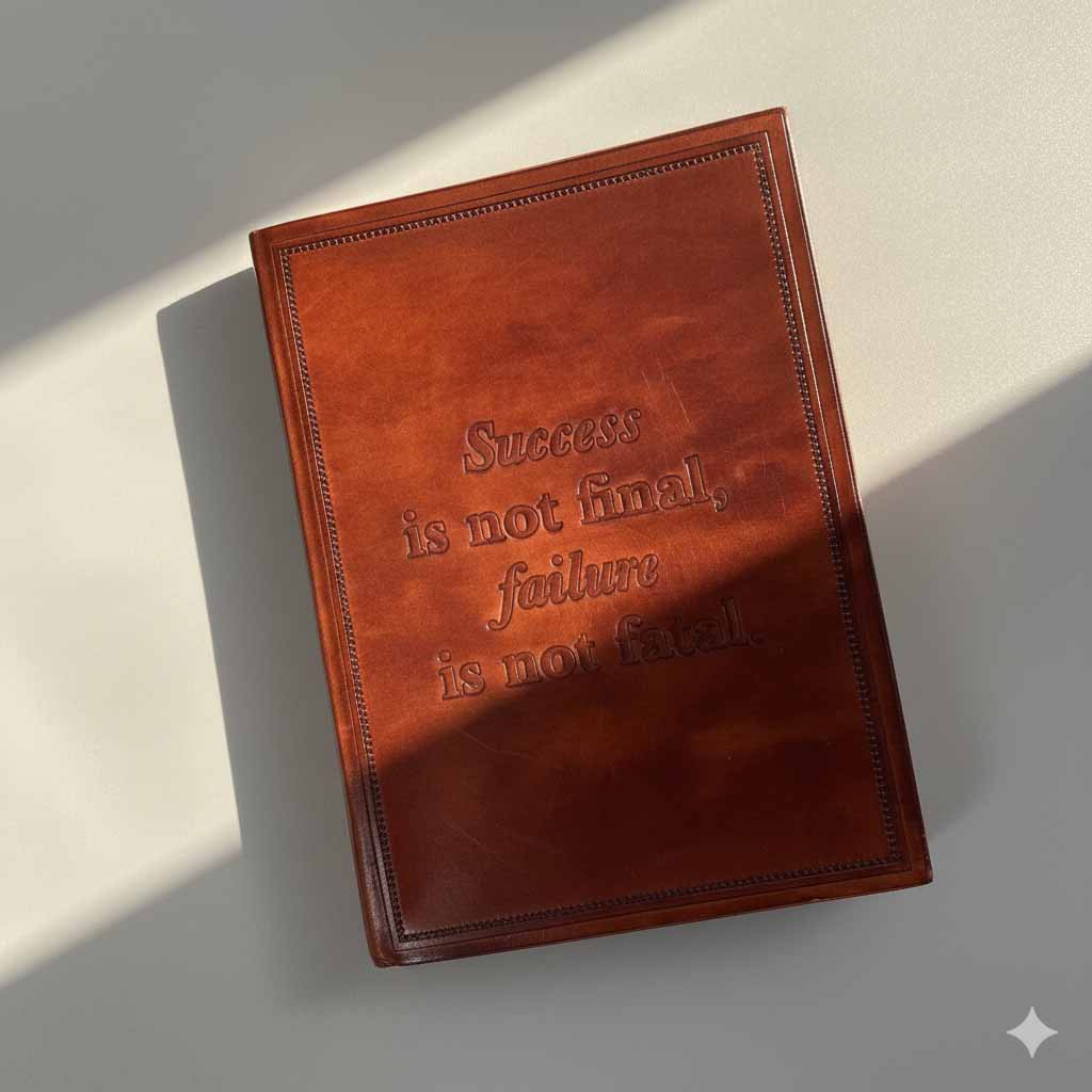 Success And Failure Leather Journal | Journal | Wiccan Center