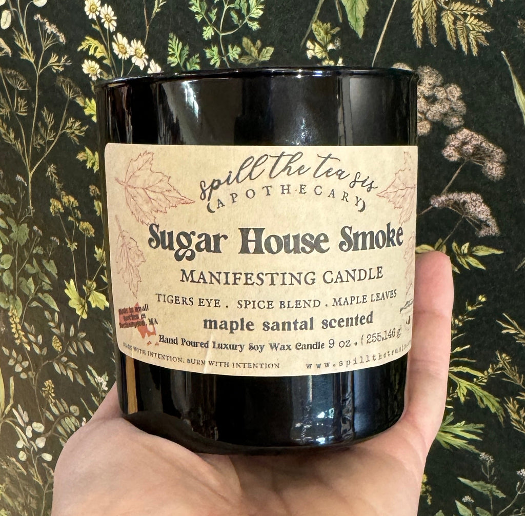 Sugar House Smoke Intention Candle | Maple & Smoked Cedarwood Soy Candle