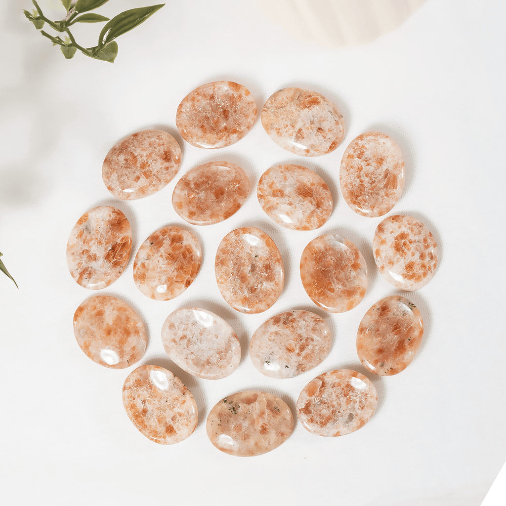 Sunstone Pocket Stones (Protection and Transformation )