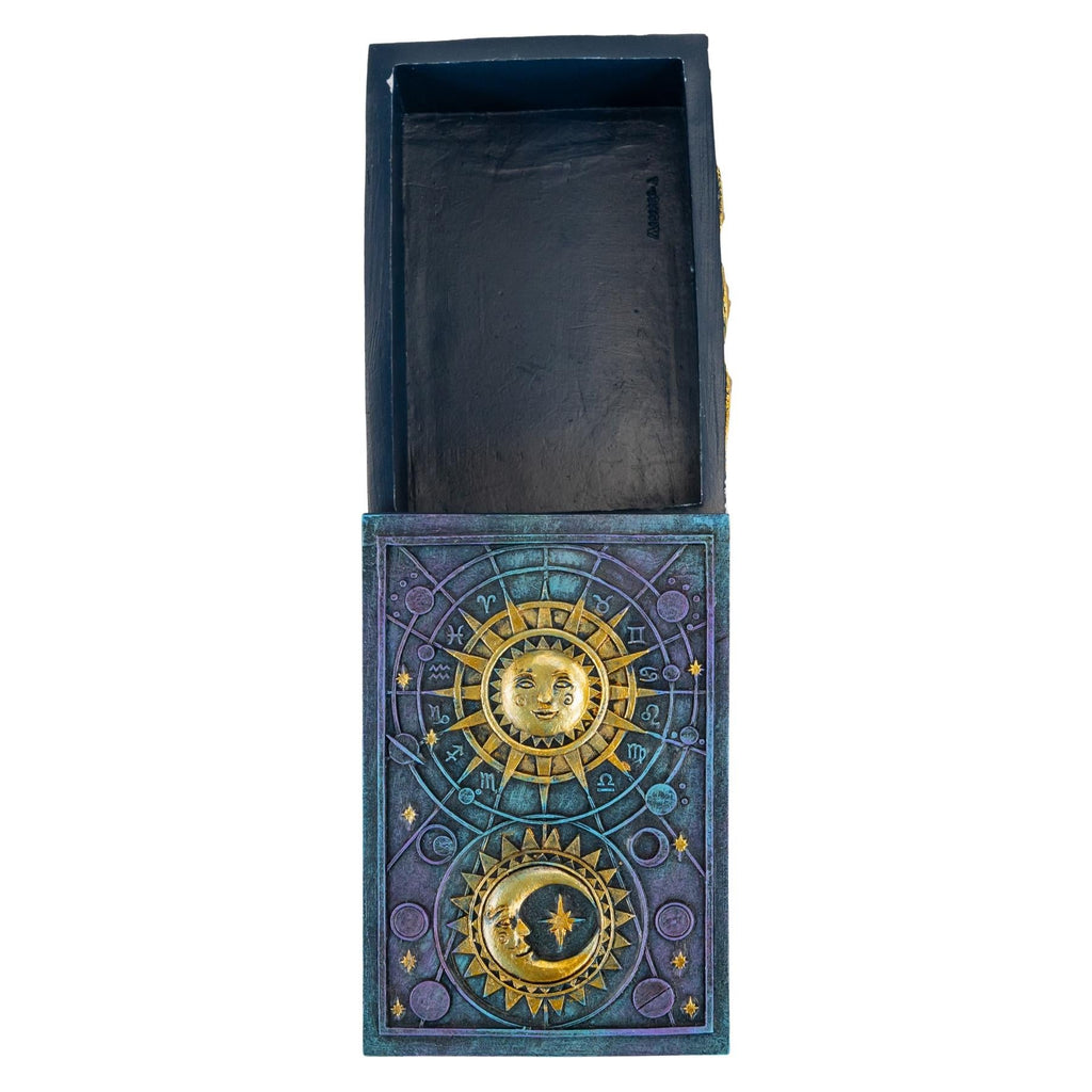 Sun & Moon Tarot Card Box | | Wiccan Center