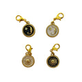 Celestial Charms - Sun or Moon Enamel Charms in Gold | | Wiccan Center