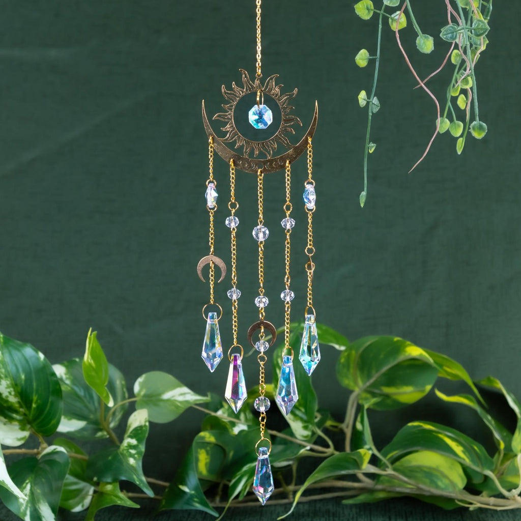 Sun & Moon Sun Catcher | | Wiccan Center