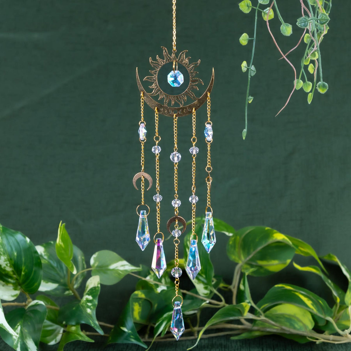 Sun & Moon Sun Catcher | | Wiccan Center