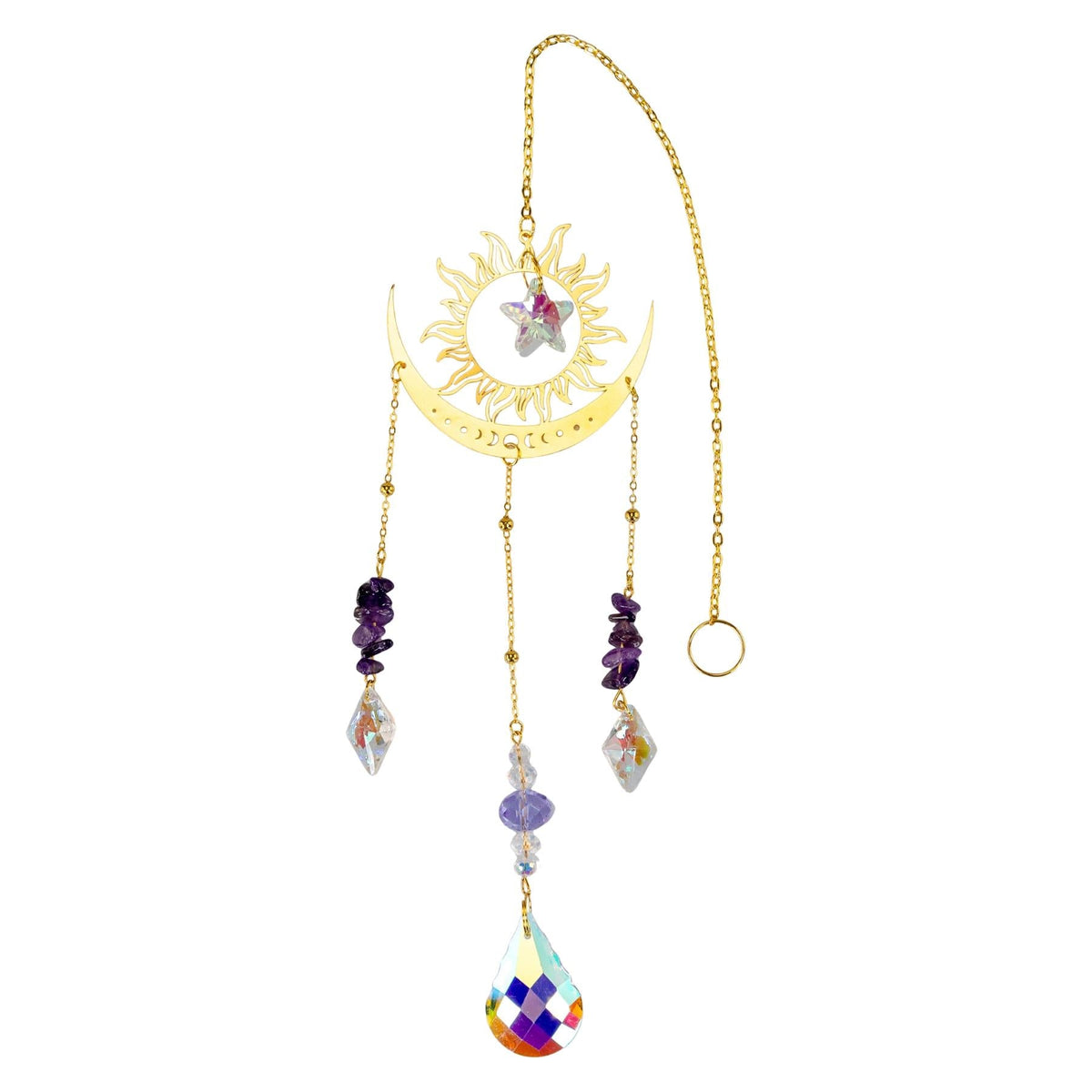 Sun & Moon Sun Catcher | | Wiccan Center