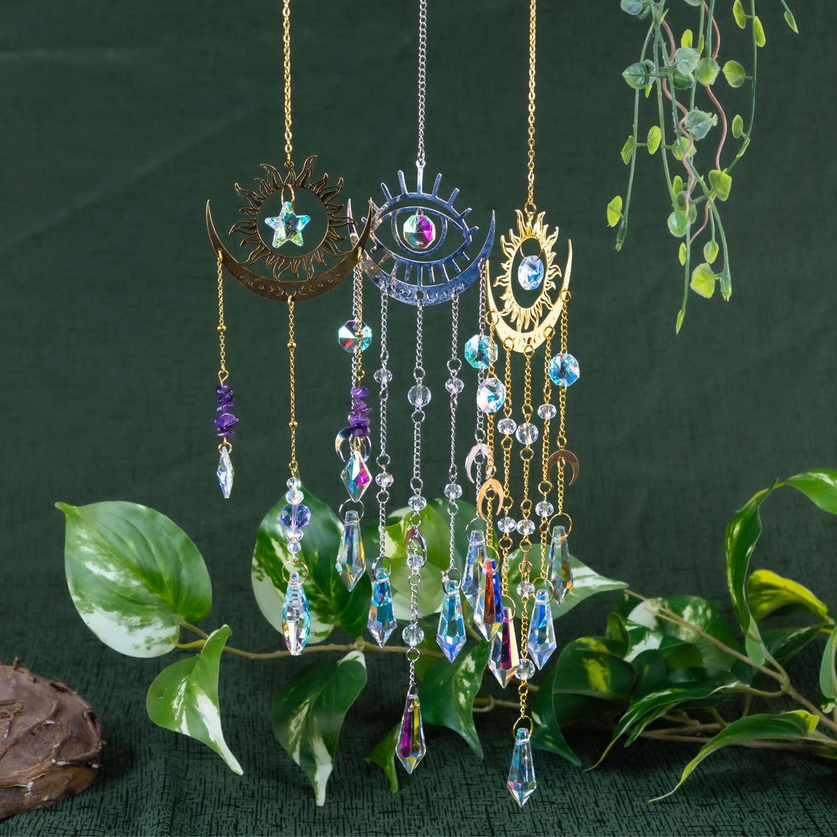 Sun & Moon Sun Catcher | | Wiccan Center