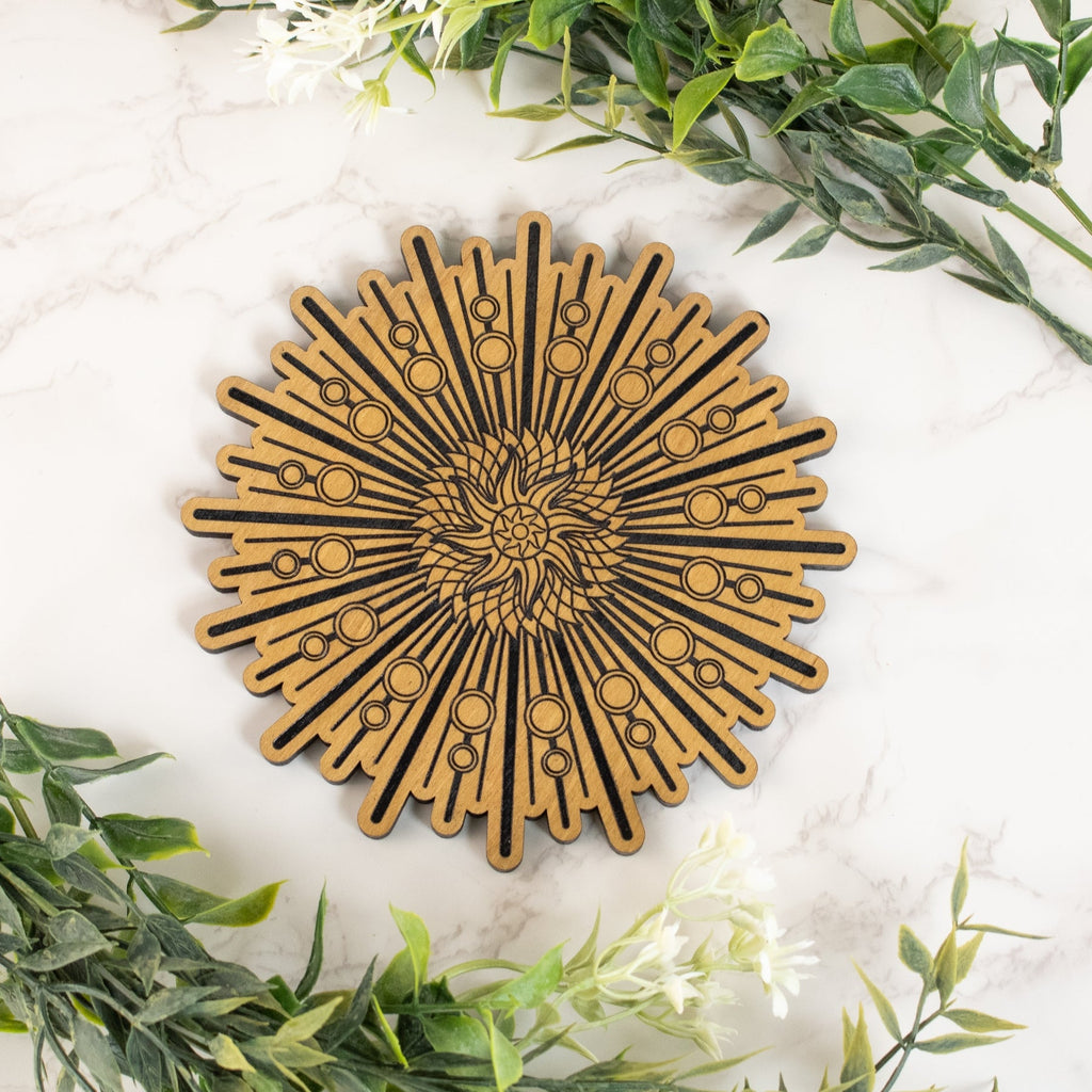 Sunburst Crystal Grid | Religious Items | Wiccan Center