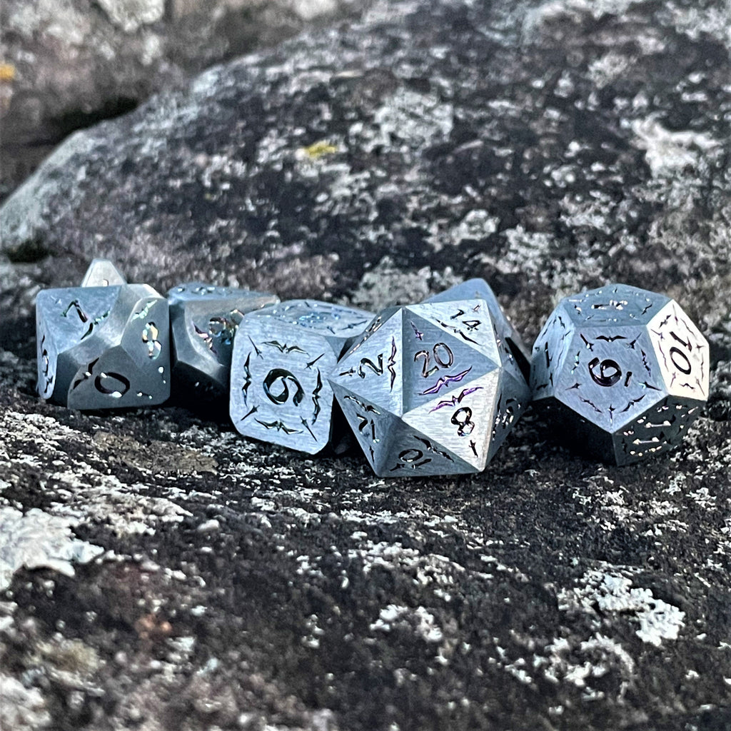 Sword of the Holy Knight Metal Dice Set | Metal | Wiccan Center